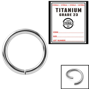 Sterile Titanium Continuous Twist Rings