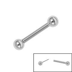 Titanium Threadless Micro Barbell 1.2mm