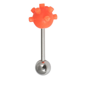 Steel Barbell with Silicone Cover - Sea Mine