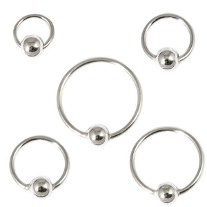 Sterling Silver Hoops - Earrings H21-H24A
