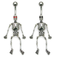 view all Belly Bar - Skeleton (TU307) body jewellery