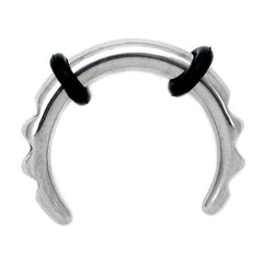 view all Steel Jagged Crescent Stretcher body jewellery