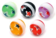 Acrylic Sherbet Star Balls