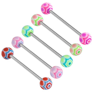 Acrylic Spider Web Barbell 1.6mm