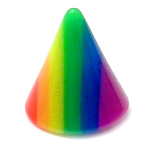 Acrylic Rainbow Cones